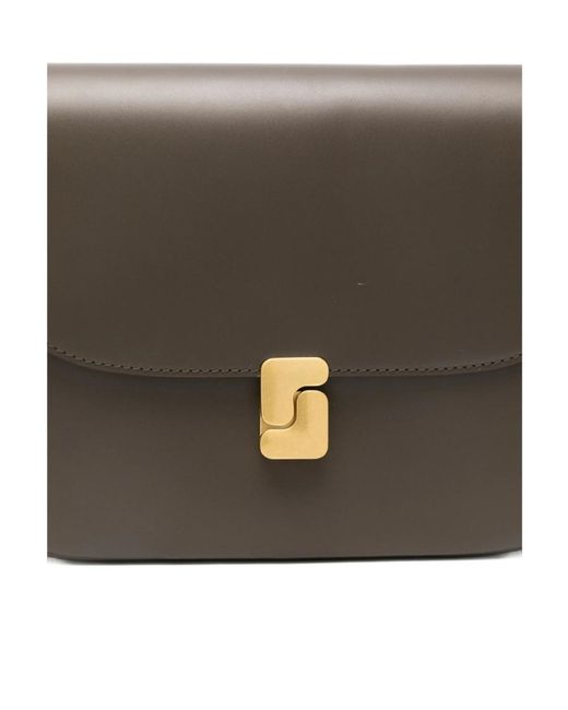 Soeur Black Flap Shoulder Bag