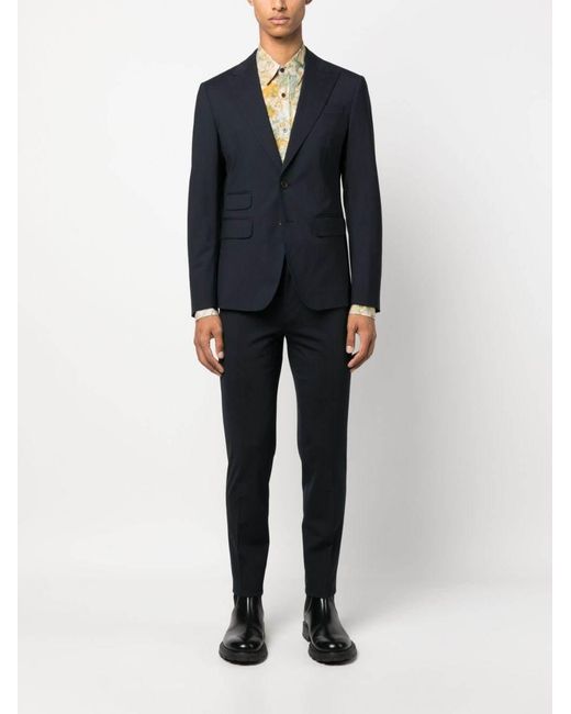 DSquared² Blue Single Breasted Two-Piece Tailored Suit for men