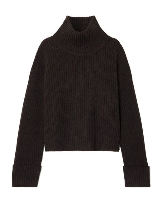 LeKasha Black Long-Sleeved Knitted Shirt