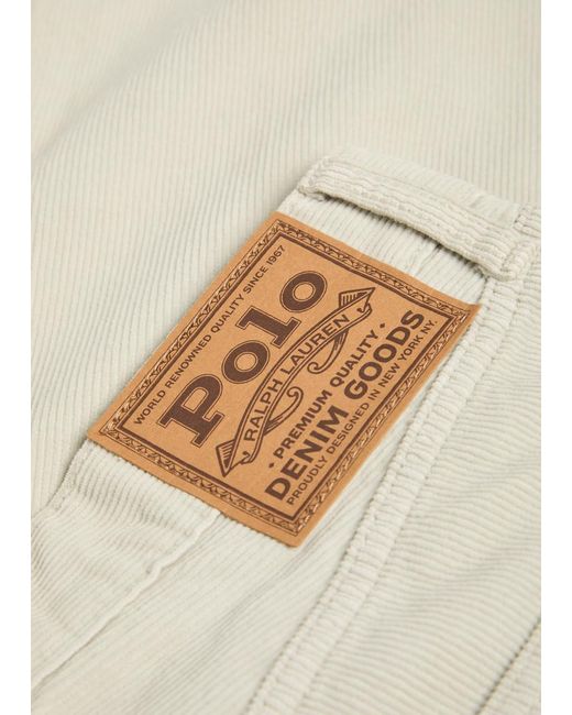 Polo Ralph Lauren Natural Straight-Leg Corduroy Trousers