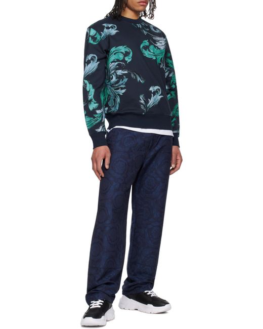 Versace Jeans Black Couture Chunky Logo Sneakers for men