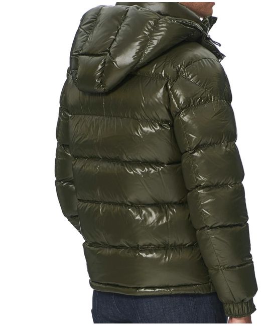 Moncler Green Maya Hooded Jacket for men