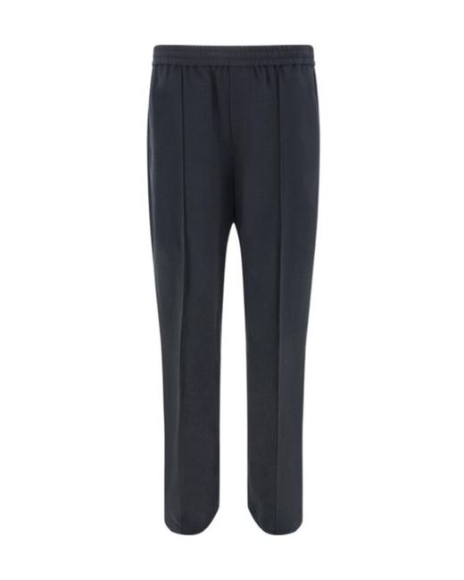 Helmut Lang Blue Ankle Drawstring Pants for men