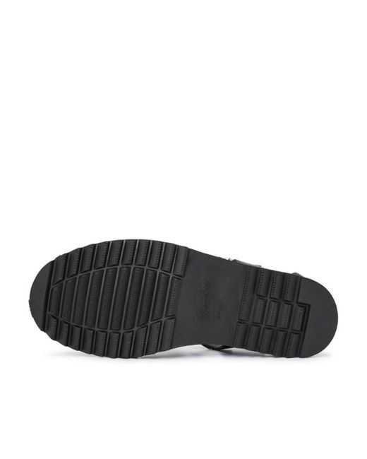 Paraboot Black Buckled-Fastening Sandals for men