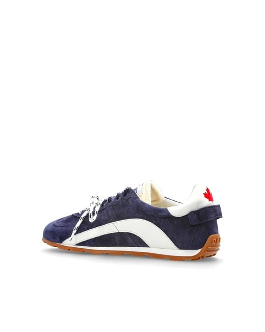 DSquared² Blue Lace-Up Sneakers for men