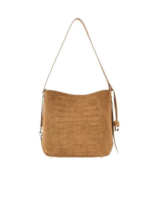Hogan White Hocket Hobo Bag Small