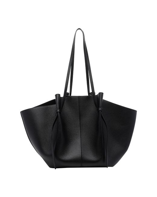 Yuzefi Black Double-Handled Handbag