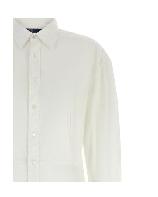 Polo Ralph Lauren White Broderie Shirt Dress