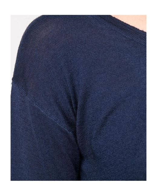 Lela Rose Blue One Button Cardigan