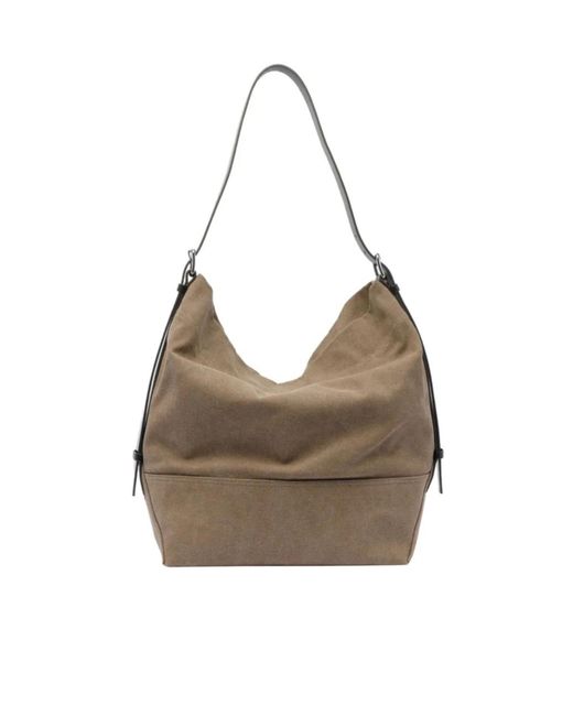 Lemaire Gray Zip-Up Top Handle Bag