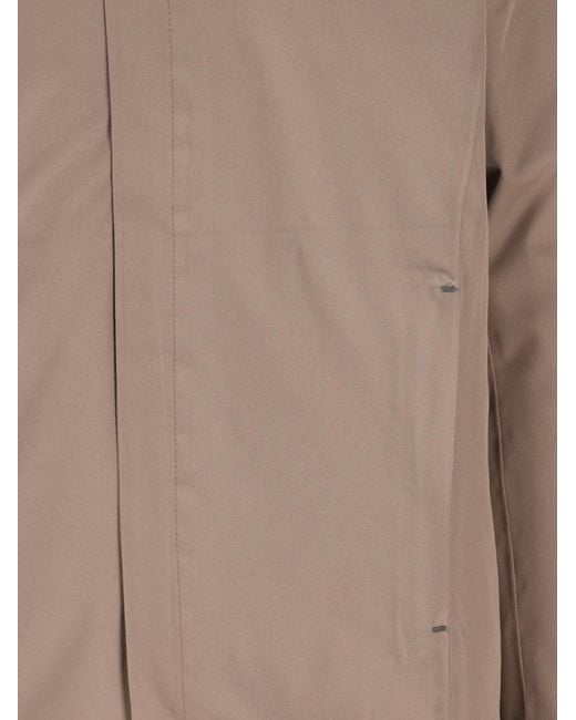 Woolrich Brown Zipped Jacket for men