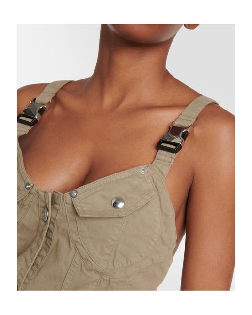 Coperni Gray Bowknot Detail Strap