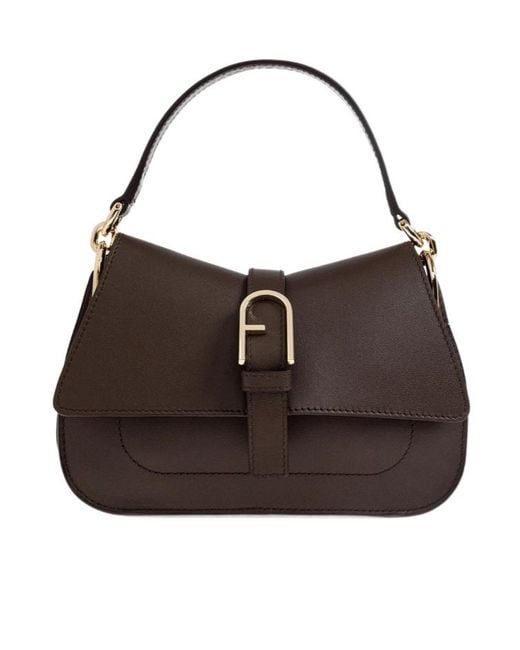 Furla Brown Mini Flow Tote Bag