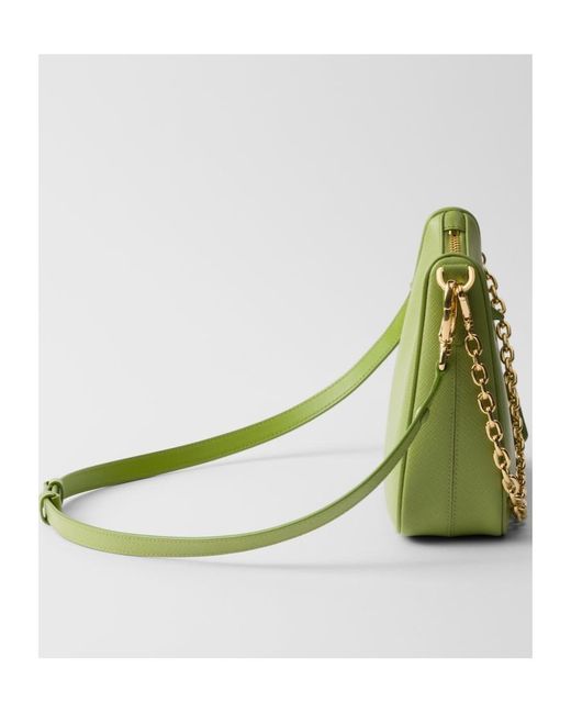 Prada Green Re-Edition Saffiano Leather Mini-Bag