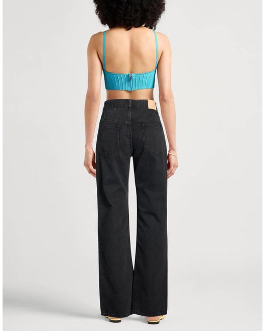 Isabel Marant Black Denim Trousers