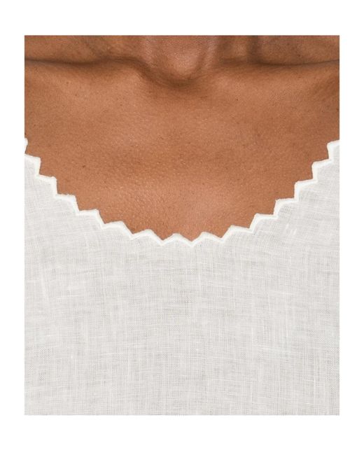 Forte_forte White Crew Neck Vest