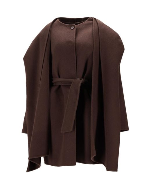 P.A.R.O.S.H. Brown Belted Coat