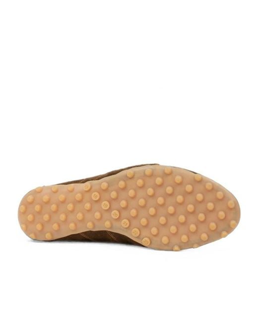 Maison Margiela Brown Suede Low-Top Sneakers for men
