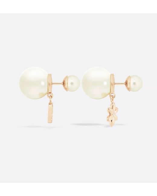 Dior White Tribales Earrings