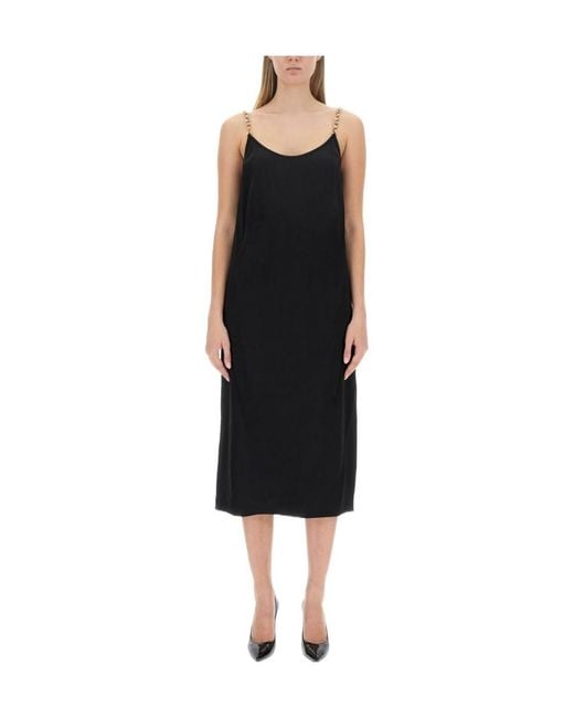 MICHAEL Michael Kors Black Logo Straps Dress