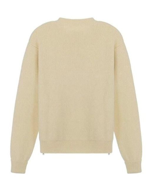 Jil Sander Natural Wool Sweater
