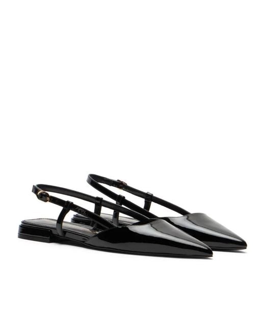 Stuart Weitzman Black Vinnie Slingback