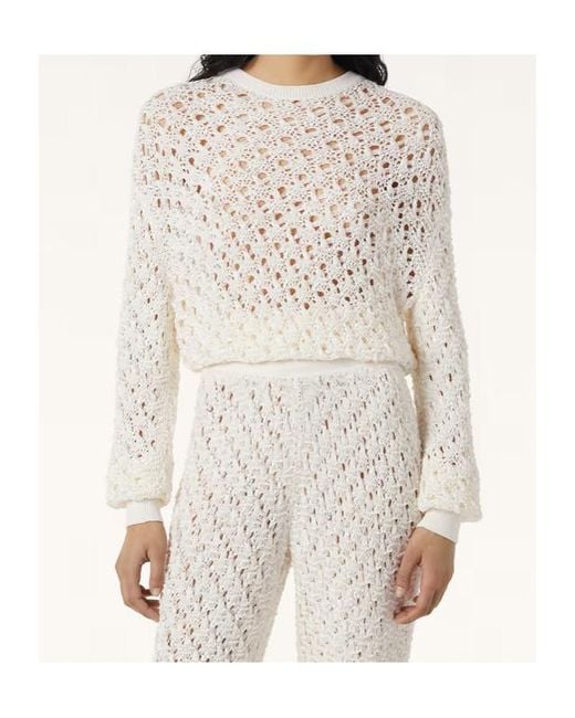 Loro Piana White Aida Crewneck