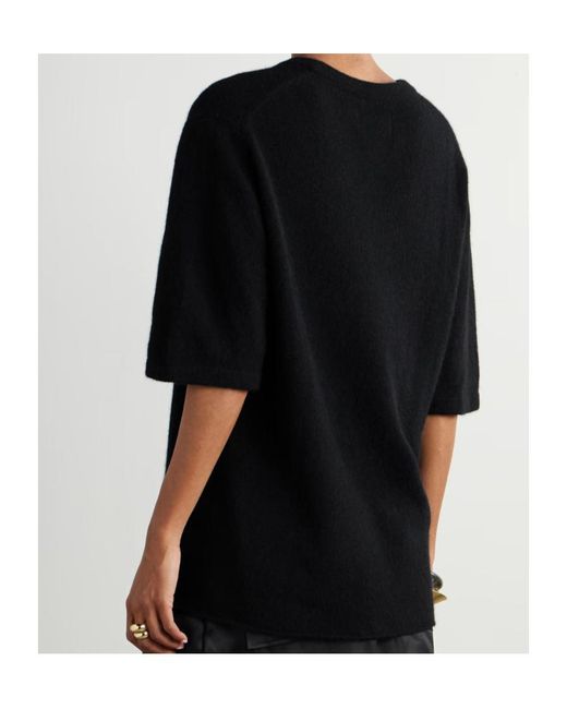 Loulou de Saison Black Raven Crewneck Knitwear