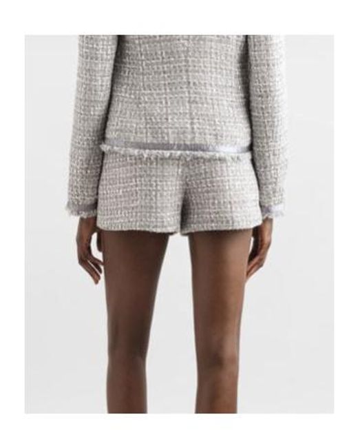 Dolce & Gabbana Gray Belt Loop Shorts