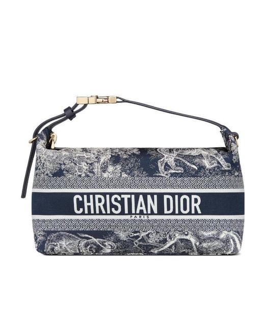 Dior Blue Medium Travel Nomad Pouch