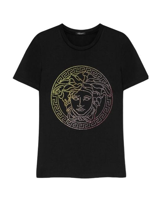 Versace Black Medusa-Head Motif T-Shirt