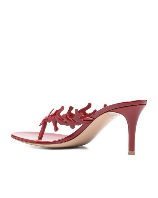 Gianvito Rossi Pink Ocean Slip-On Thong Sandals