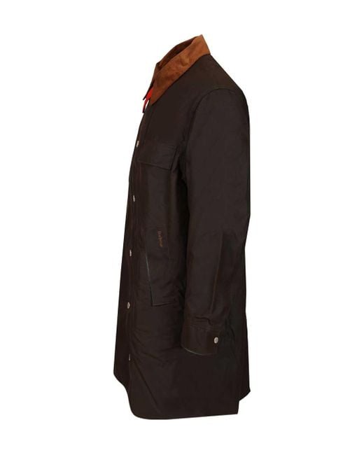 Barbour Black X Paul Smith Loves Beeston Waxed Jacket for men