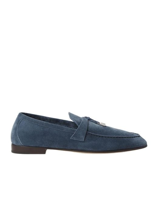 Loro Piana Blue Joan Loafer