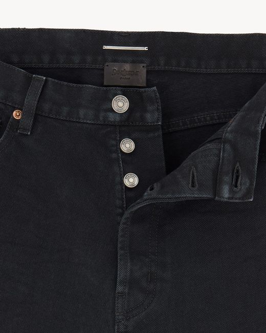 Saint Laurent Blue Tapered High-Rise Jeans for men