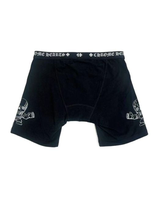 Chrome Hearts Blue Patterned Boxers for men