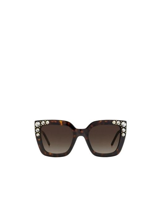 Carolina Herrera Multicolor Butterfly Frame Full Rim Sunglasses