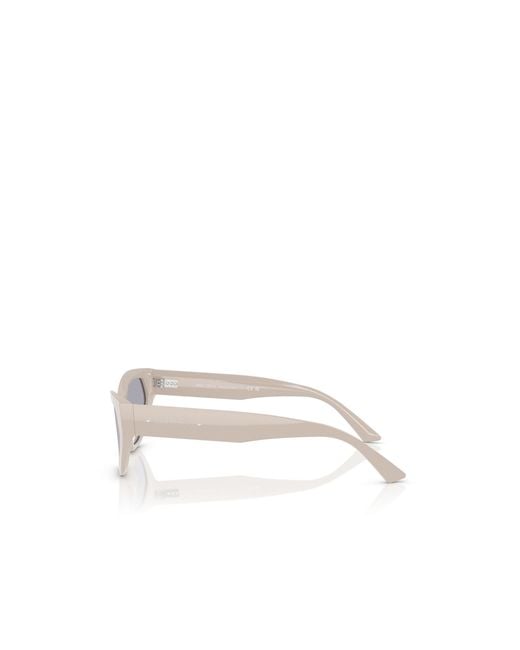 Jimmy Choo White Eyewear Cat Eye Frame Sunglasses