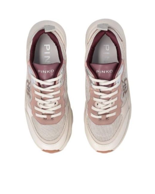 Pinko Multicolor Logo-Appliqué Chunky Sneakers