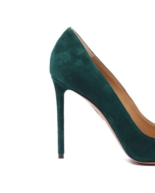 Aquazzura Green Pointed High Heels
