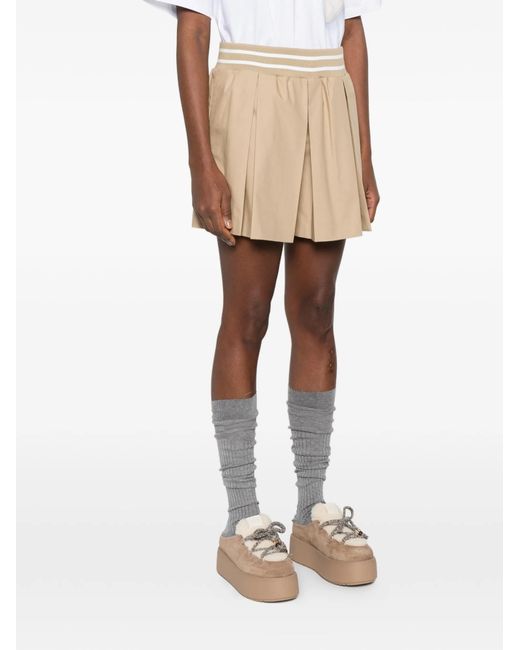 Moschino Natural Elastic Waist Shorts