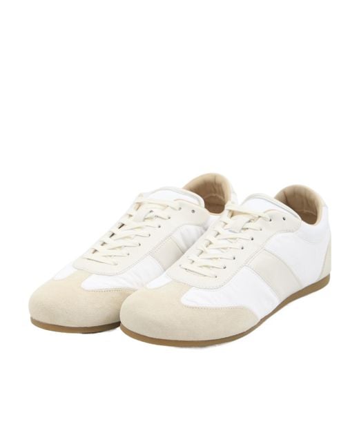 Lemaire White Soft Runner Sneakers for men