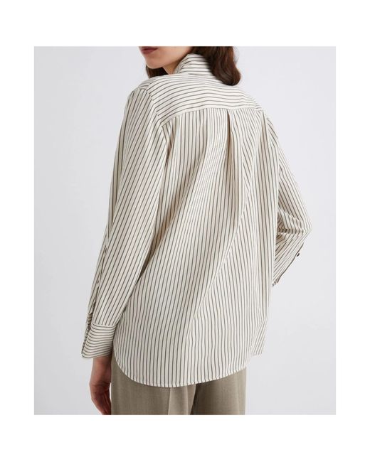 Marella White Washed Twill Shirt