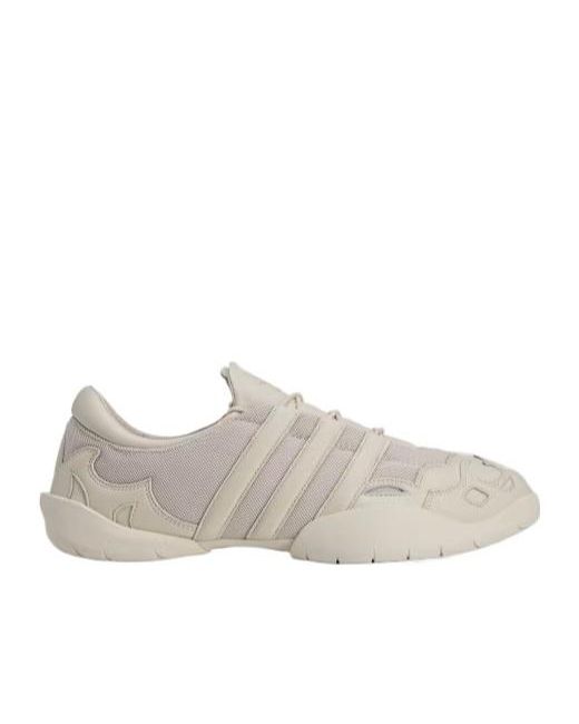 Y-3 Gray Quilted Panel Low-Top Sneakers for men
