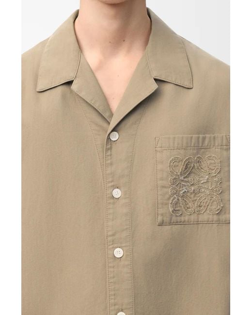 Loewe Natural Short Sleeve Shirt for men