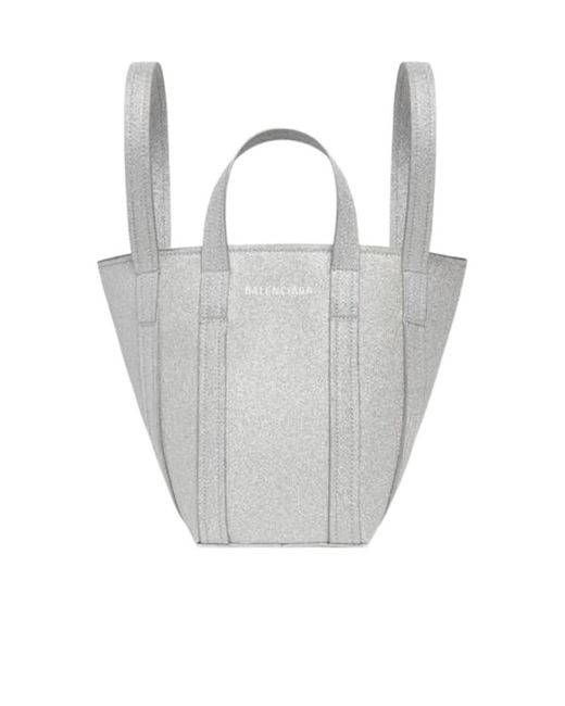 Balenciaga Gray Borsa Tote A Tracolla Everyday Xs North-South
