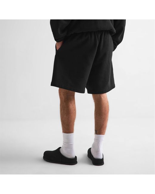 Fear Of God Black Logo Drawstring Shorts for men