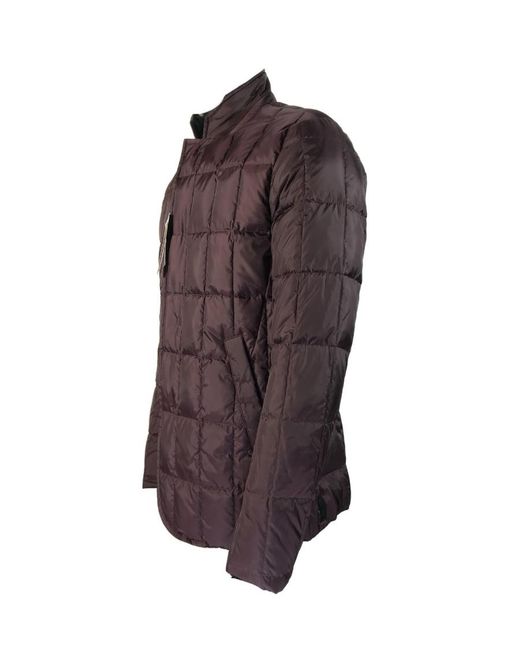 Armani Collezioni Purple Quilted Down Jacket for men