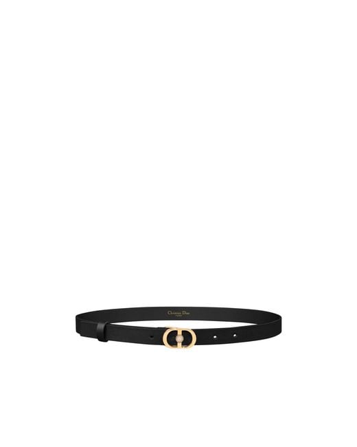 Dior White 30 Montaigne Jolie Belt