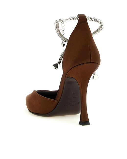 Jimmy Choo Brown Stevie Pumps